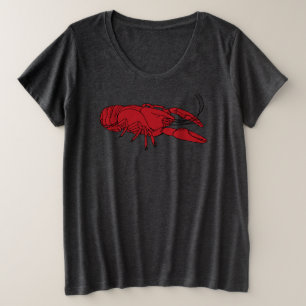 Crawfish Grote Maat T-shirt