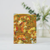 Crawfish Gumbo Briefkaart (Staand voorkant)