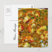 Crawfish Gumbo Briefkaart (Voorkant / Achterkant)