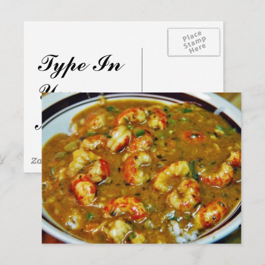 Crawfish Gumbo Briefkaart (Voorkant / Achterkant)
