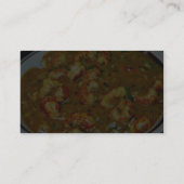 Crawfish Gumbo Visitekaartje (Achterkant)