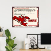 Crawfish History, wat is de naam? Poster (Thuiskantoor)