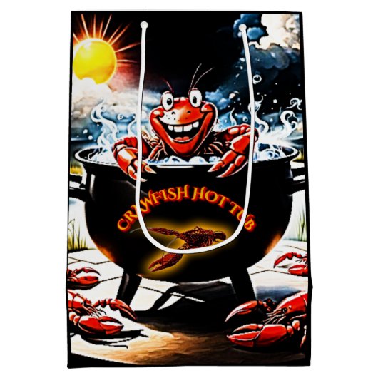 Crawfish Hot Tub Medium Cadeauzakje (Achterkant)