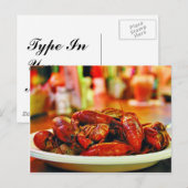 Crawfish in the Acme Oyster House Briefkaart (Voorkant / Achterkant)