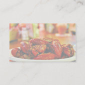 Crawfish in the Acme Oyster House Visitekaartje (Achterkant)