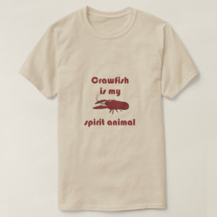 Crawfish is m'n gespierde diertje, Cajun Tee Shirt