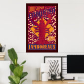 Crawfish Jamboreaux-Poster Poster (Thuiskantoor)