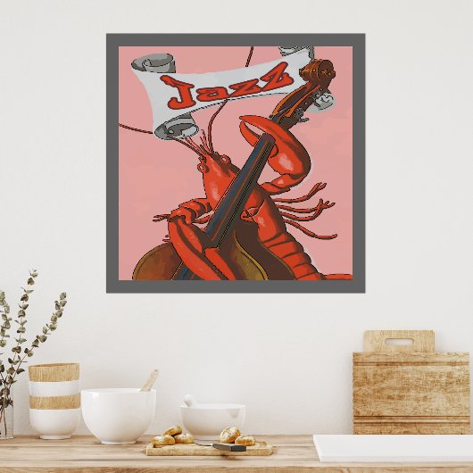 Crawfish Jazz Poster (Keuken)