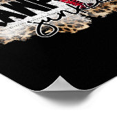Crawfish Junkie Leopard Cajun Kreeft Voor Mannen V Poster (Hoek)