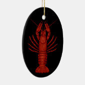 Crawfish Keramisch Ornament (Rechts)
