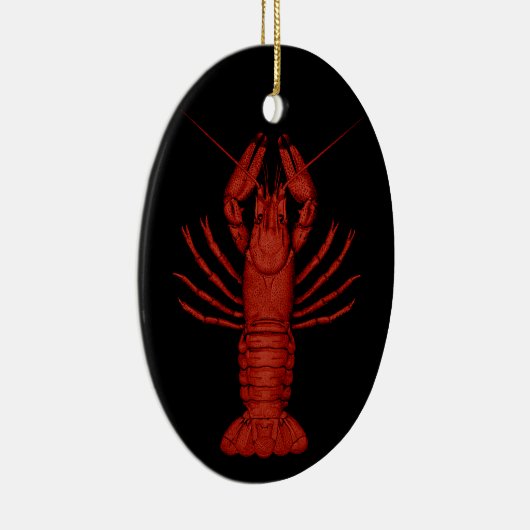 Crawfish Keramisch Ornament (Rechts)