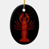 Crawfish Keramisch Ornament (Voorkant)