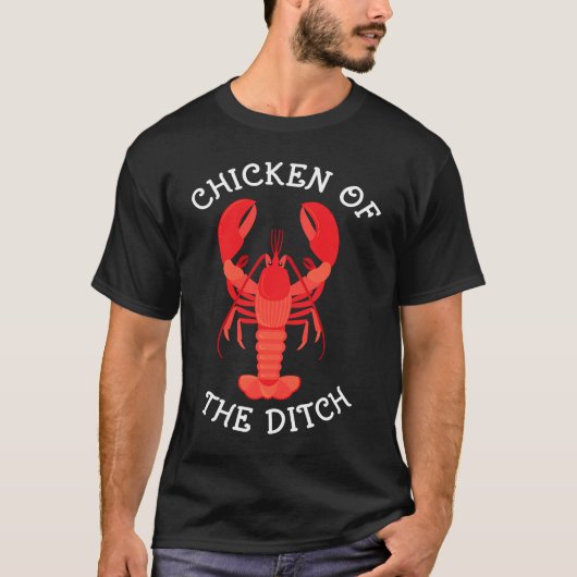 Crawfish Kip Sloot Cajun Eten T-shirt (Voorkant)