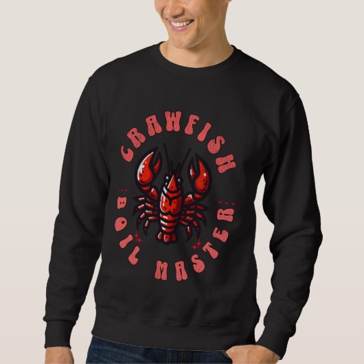 Crawfish kook meester De Cajun & De Crawfish Caju Trui (Voorkant)