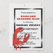 Crawfish/Lobster Boil Birthday Party Invite Kaart (Voorkant)