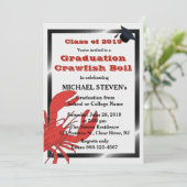 Crawfish/Lobster Boil Graduite Kaart (Staand voorkant)