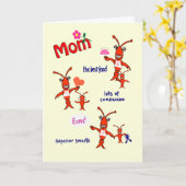 Crawfish/Lobster Kaart (Gele Bloem)