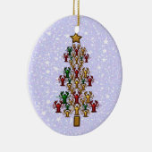 Crawfish Lobster kerstboom Keramisch Ornament (Rechts)