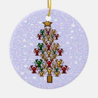 Crawfish Lobster kerstboom Keramisch Ornament