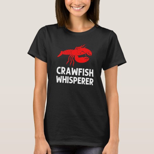 Crawfish Mannen Vrouwen Crayfish Eating T-shirt (Voorkant)