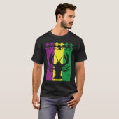 Crawfish Mardi Gras Retro Mudbug Carnival Parade M T-shirt (Voorkant volledig)