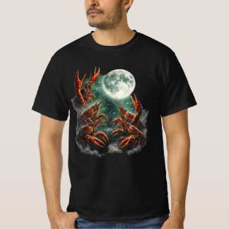 Crawfish Moon Grappig Parodie T-Shirt – Retro Loui