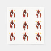 Crawfish Napkins Servet (Voorkant)