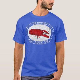 Crawfish Net op de krayfish Funny Cajun Joke T-shirt