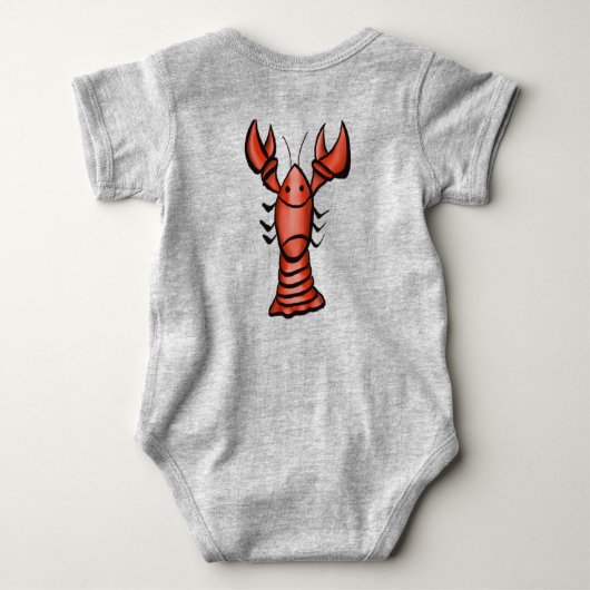 Crawfish Onsie Romper (Achterkant)