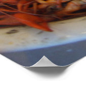 Crawfish Oysters Lemon op ijs Louisiana Cuisine Poster (Hoek)
