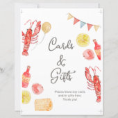 Crawfish Party Cards & Gifts Sign (Voorkant)