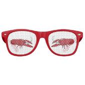 Crawfish Party Shades Retro Zonnebril (Voorkant)