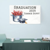 Crawfish & Petten: een gekookt Afstuderen Spandoek (Beurs)