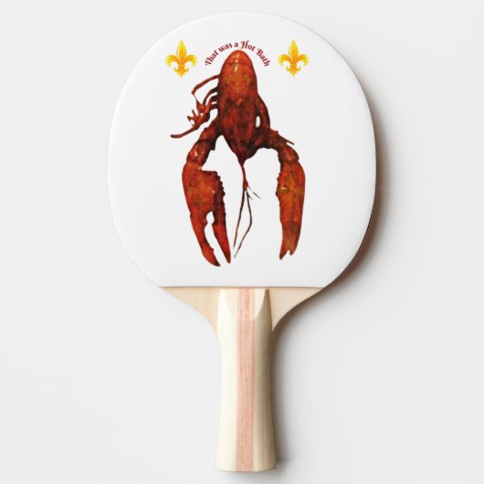 Crawfish Ping Pong Paddle Tafeltennisbatje (Voorkant)