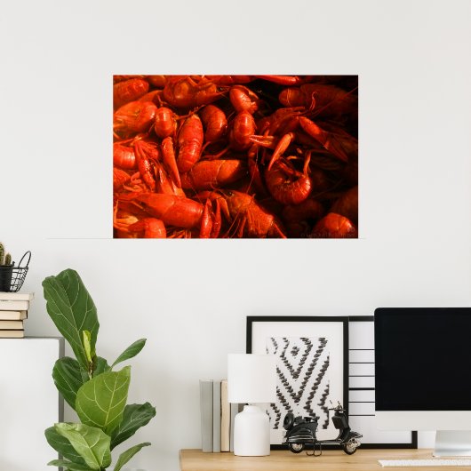 Crawfish print (Thuiskantoor)