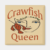 Crawfish Queen Abstract Magneet (Voorkant)