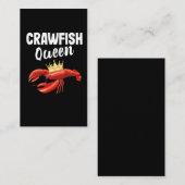 Crawfish Queen Zee Food Restaurant Lover Visitekaartje (Voorkant / Achterkant)