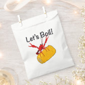 Crawfish Seafood Boil Favor Bags Bedankzakje (Geknipt)