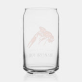 Crawfish Seafood Boil gepersonaliseerd Blikvorm Glas (Achterkant)