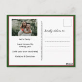 Crawfish Seafood Boil Verloving Fotouitnodiging Briefkaart (Achterkant)