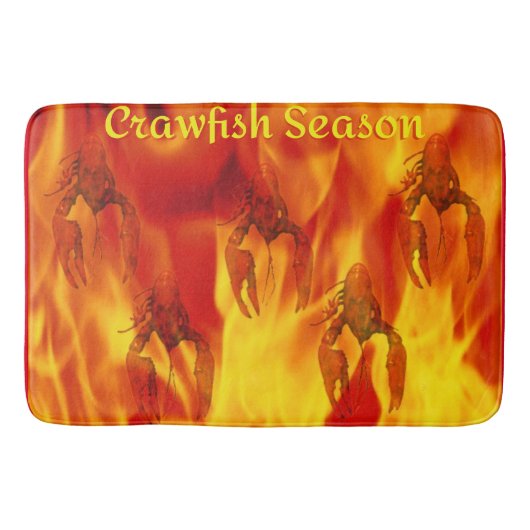 Crawfish Season Bath Mat (Voorkant)
