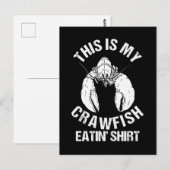 Crawfish Season Boil Crawfish Eten Briefkaart (Voorkant / Achterkant)