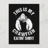 Crawfish Season Boil Crawfish Eten Briefkaart (Voorkant)