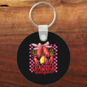 Crawfish Season Crawfish Boil Lobster Cajun Men Wo Sleutelhanger (Voorkant)