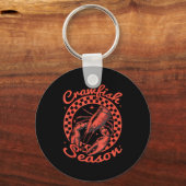 Crawfish Season Crawfish Boil Lobster Cajun Men Wo Sleutelhanger (Voorkant)