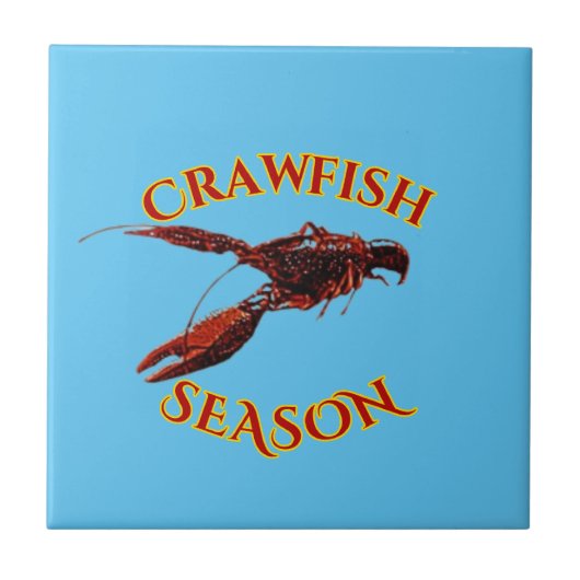 Crawfish Season Tegeltje (Voorkant)