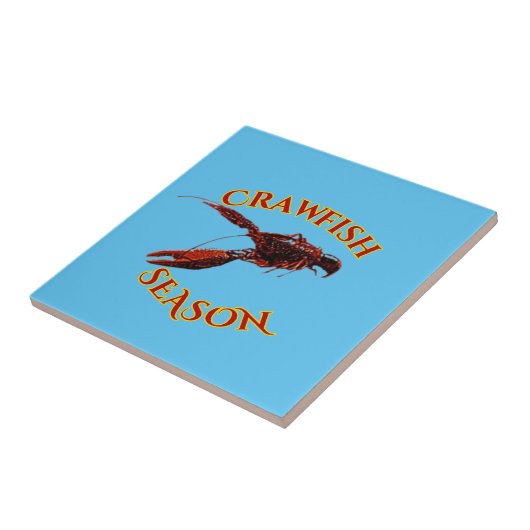 Crawfish Season Tegeltje (Zijkant)