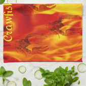 Crawfish Season Theedoek (Gevouwen)