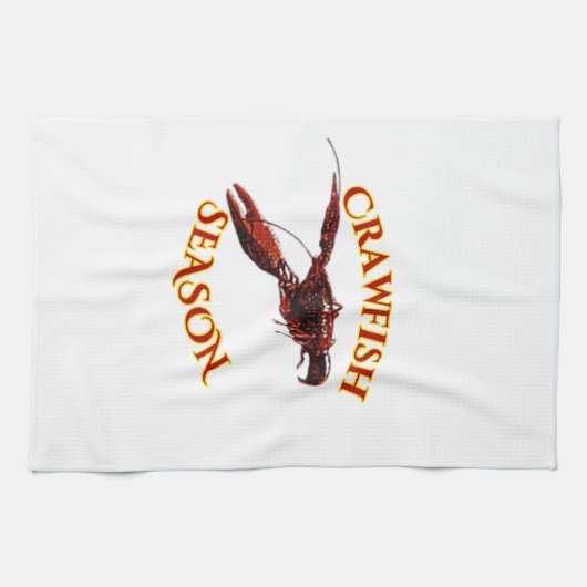 Crawfish Season Theedoek (Horizontaal)