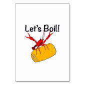 Crawfish Table Card Kaart (Voorkant)